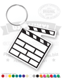 Clap Board Vinyl Keychain PK5593