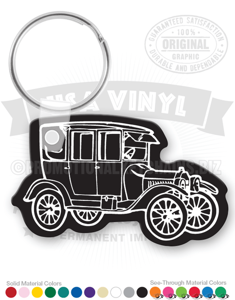 Antique Car Vinyl Keychain PK4367