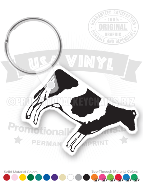 Cow Vinyl Keychain PK2383