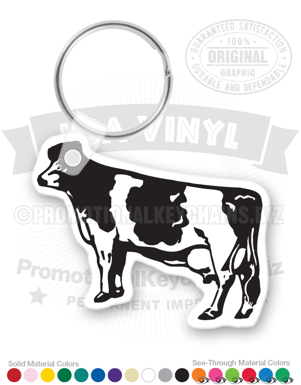 Cow Vinyl Keychain PK6064