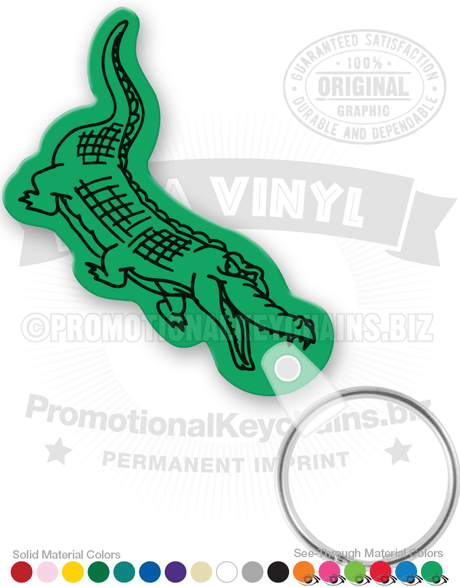 Crocodile Vinyl Keychain PK7861