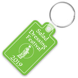 Rectangle with Tab Vinyl Keychain PK6310