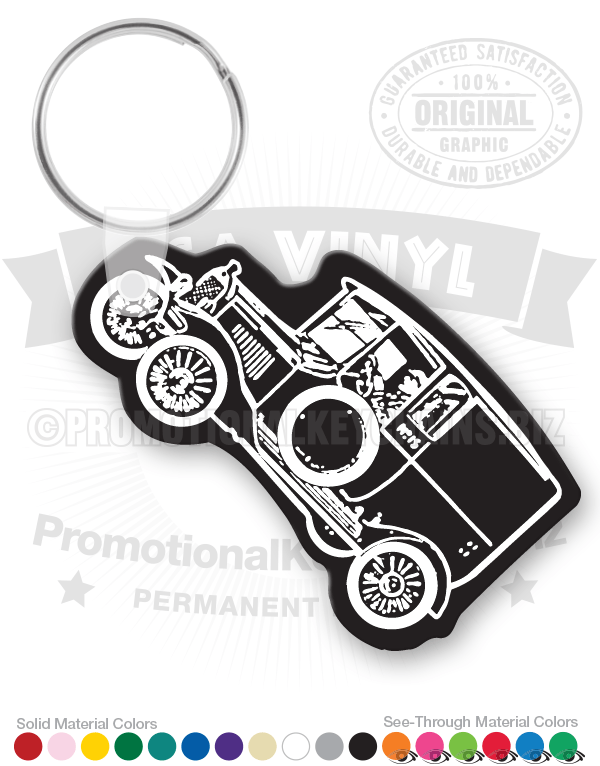 Antique Car Vinyl Keychain PK5360