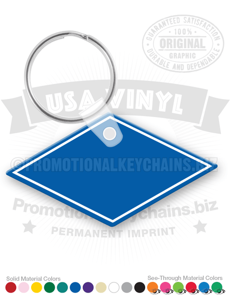 Diamond Vinyl Keychain