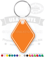 Diamond Vinyl Keychain PK7633