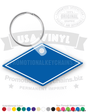 Diamond Vinyl Keychain PK7266