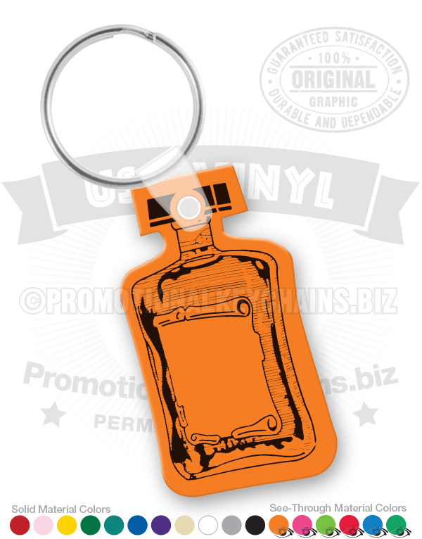 Elixir Bottle Vinyl Keychain