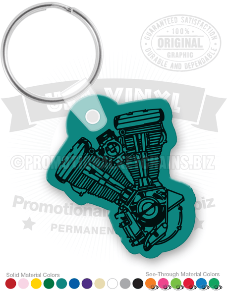 Engine Vinyl Keychain PK8205