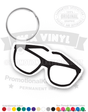 Eyeglasses Vinyl Keychain PK5362