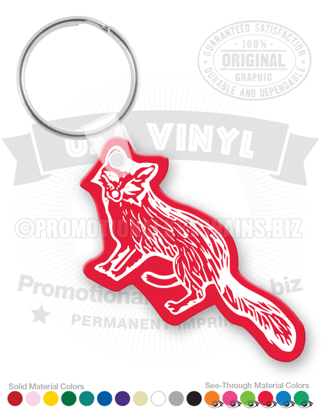 Fox Vinyl Keychain PK6618