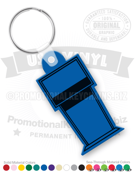 Gas Pump Vinyl Keychain