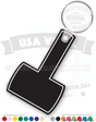 Hammer Mallet Vinyl Keychain PK1159