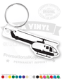 Helicopter Vinyl Keychain PK5821