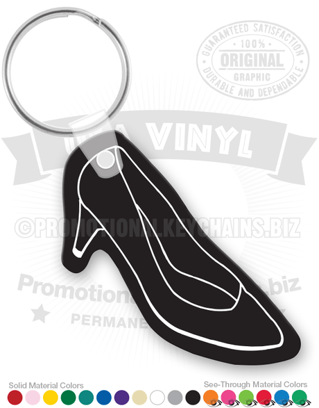 High Heel Shoe Vinyl Keychain PK3267