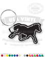 Horse Vinyl Keychain PK5483
