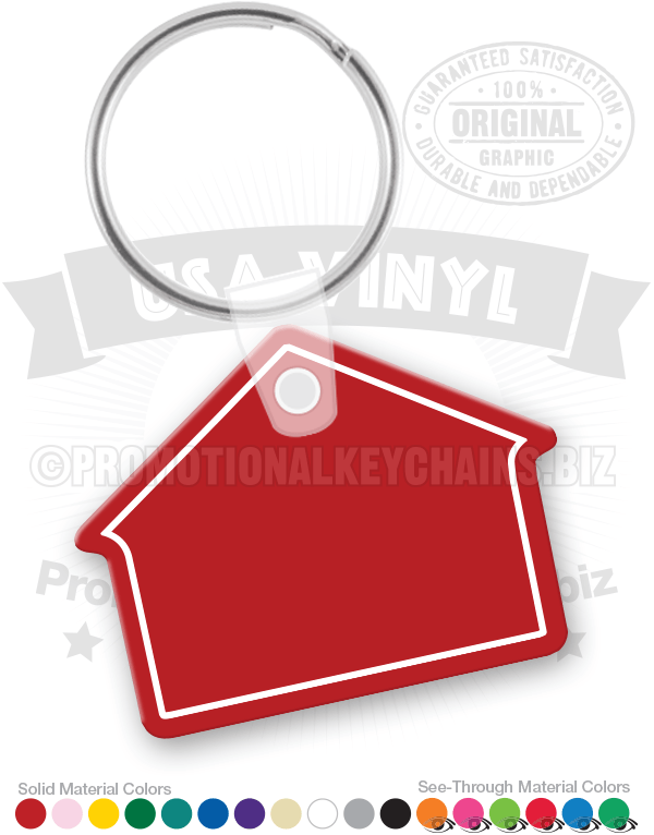 House Vinyl Keychain PK7887