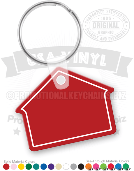 House Vinyl Keychain PK7887