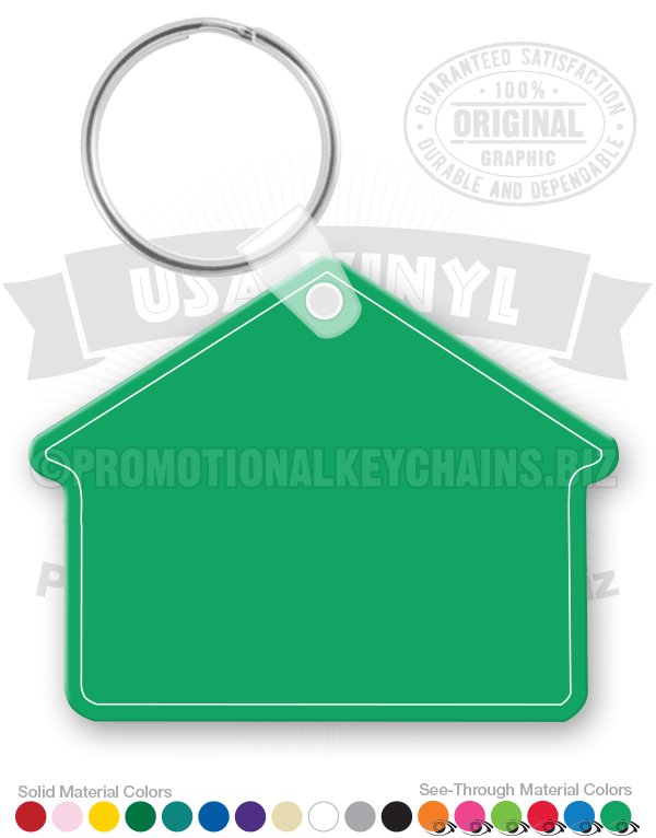 House Vinyl Keychain PK7242