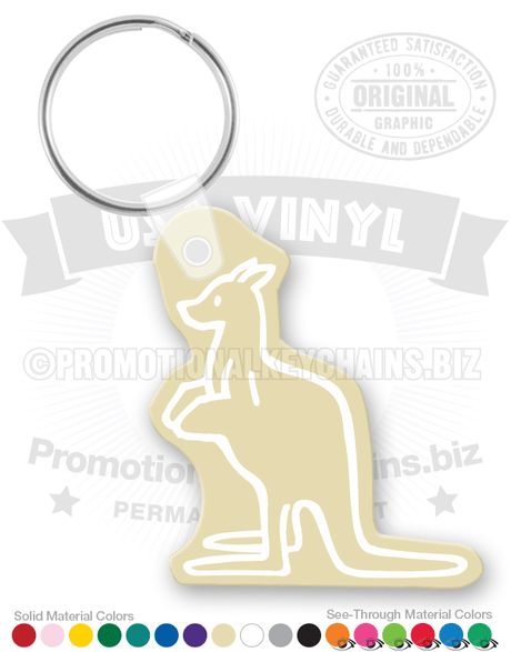 Kangaroo Vinyl Keychain PK4539
