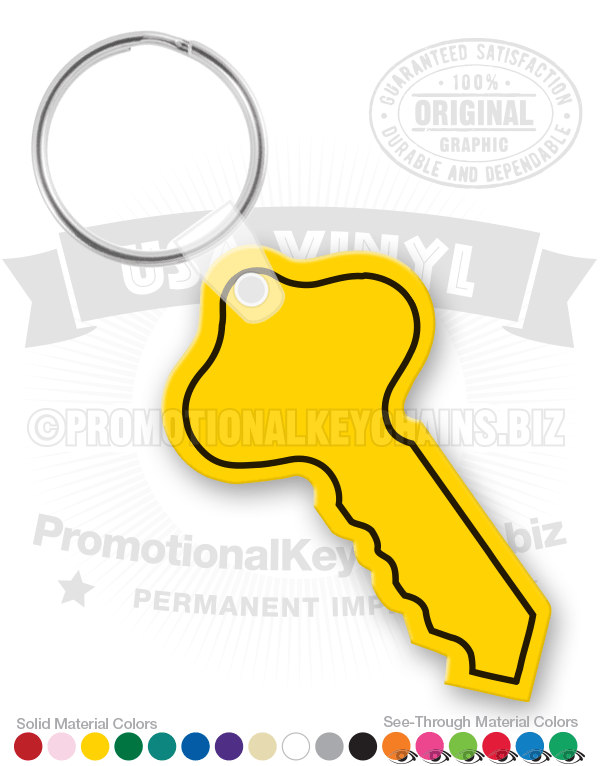 Key Vinyl Keychain