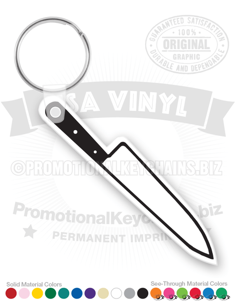 Knife Vinyl Keychain PK5161