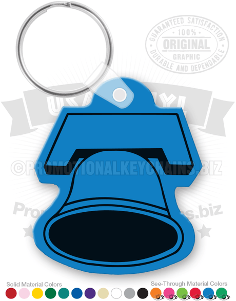Bell Vinyl Keychain