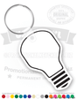 Lightbulb Vinyl Keychain