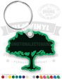Live Oak Tree Vinyl Keychain