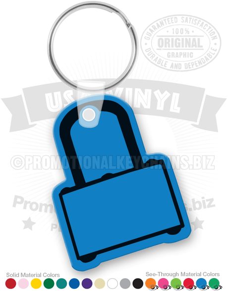 Lock Vinyl Keychain PK3185