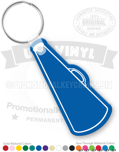 Megaphone Vinyl Keychain PK8236