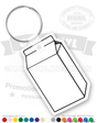 Milk Carton Vinyl Keychain