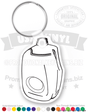 Milk Jug Vinyl Keychain PK4499