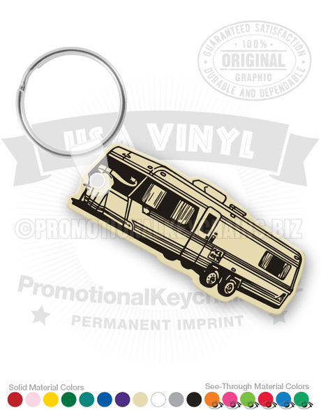 Mobile Home Vinyl Keychain PK5513