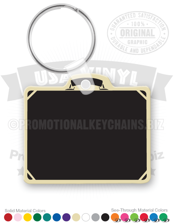 Modern Suitcase Vinyl Keychain