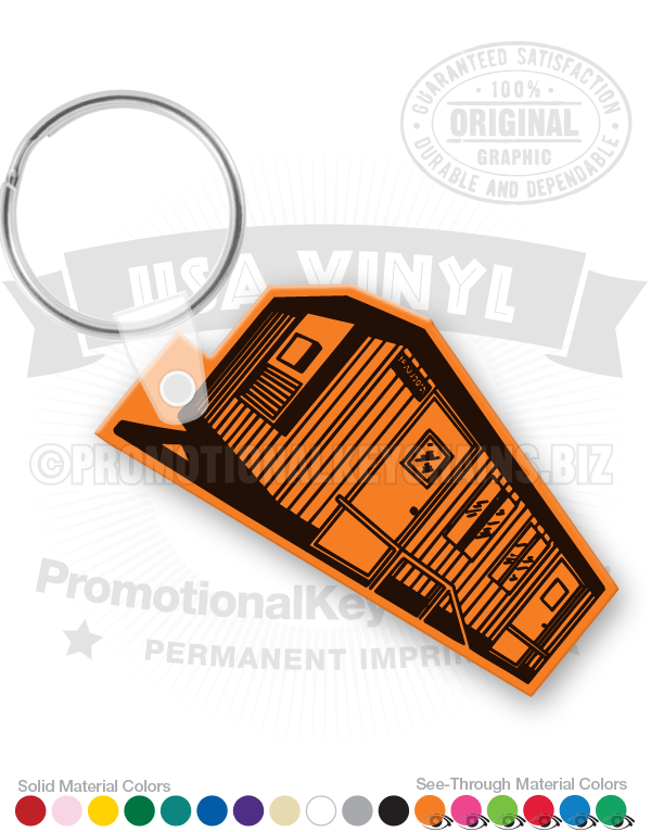 Modular Home Vinyl Keychain