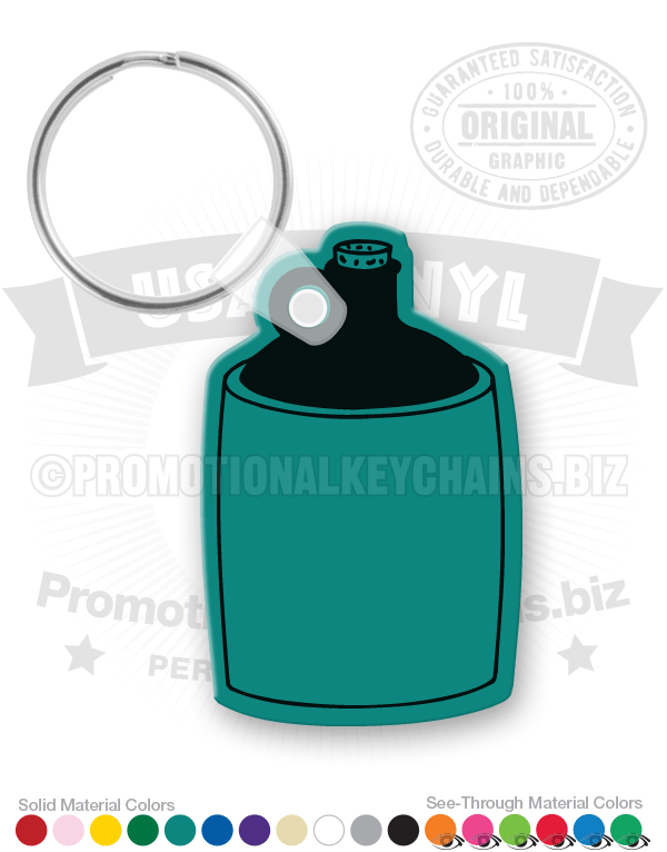 Moonshine Jug Vinyl Keychain