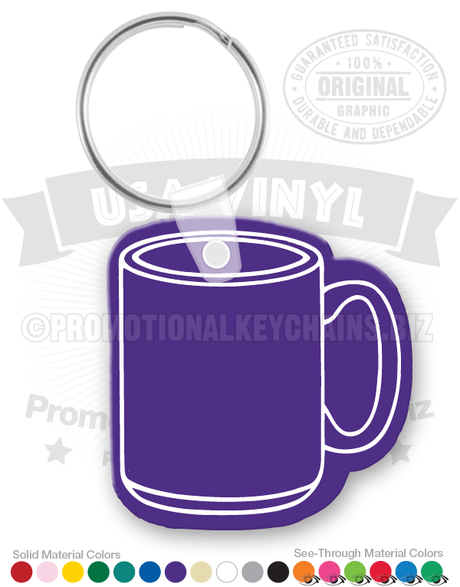 Mug Vinyl Keychain PK2160