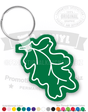 Oak Leaf Vinyl Keychain 