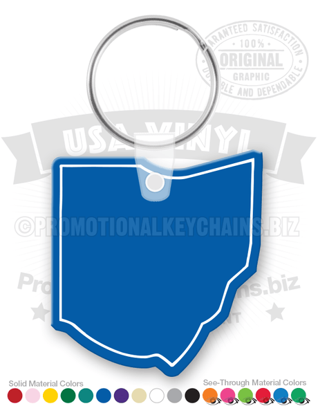 Ohio State Vinyl Keychain PK6100OH