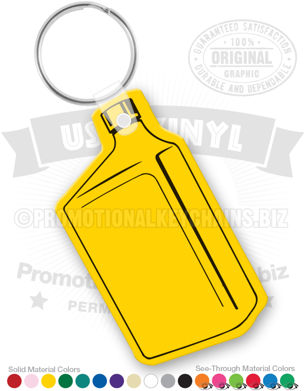 Oil Bottle Vinyl Keychain
