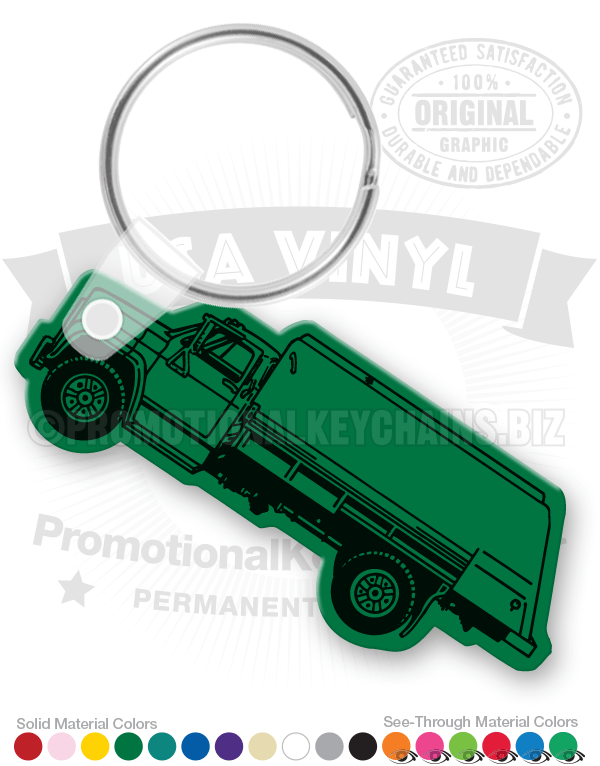 Oil Truck Vinyl Keychain PK5613