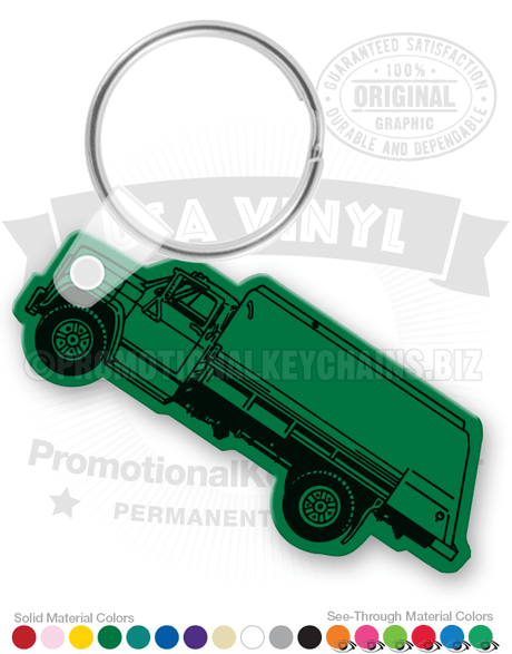 Oil Truck Vinyl Keychain PK5613
