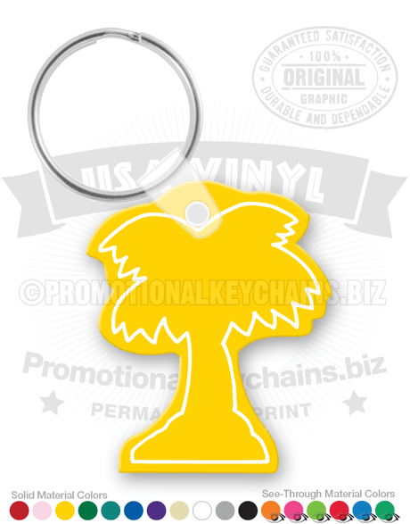 Palm Tree Vinyl Keychain PK4700