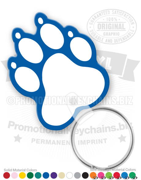 Paw Vinyl Keychain PK8226