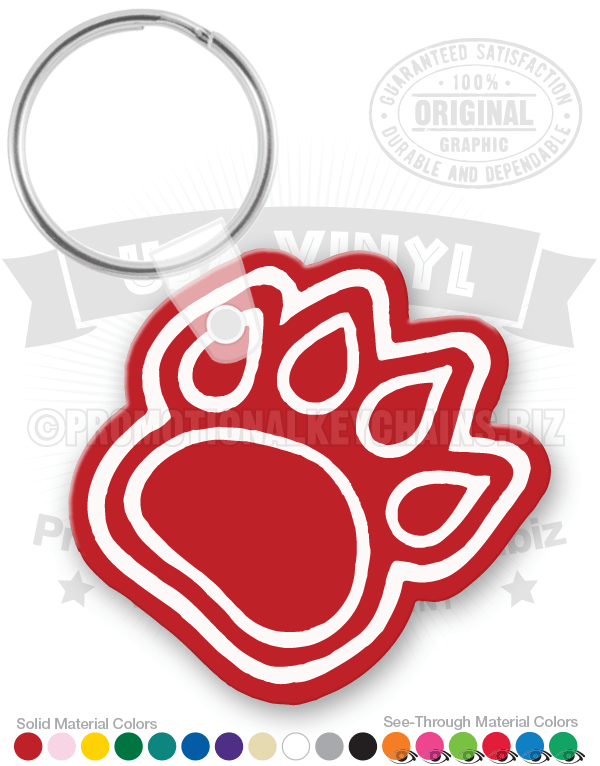Paw Vinyl Keychain PK5990