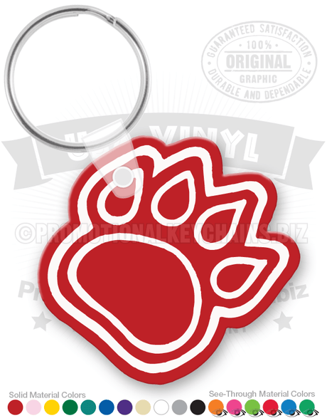 Paw Vinyl Keychain PK5990