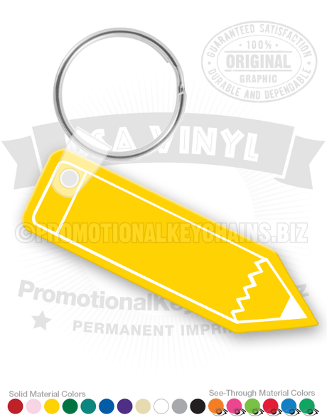 Pencil Vinyl Keychain PK5368