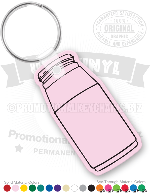 Pill Bottle Vinyl Keychain PK8046