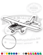 Airplane Vinyl Keychain PK5547