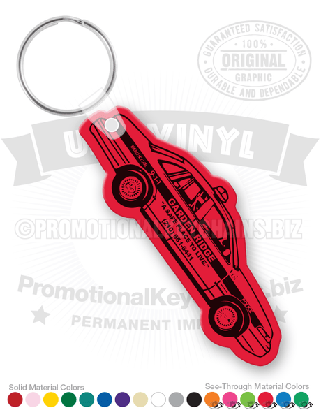 Police Car Vinyl Keychain PK1417